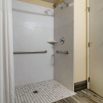 Accessible Roll-in Shower at Quality Inn & Suites Albany